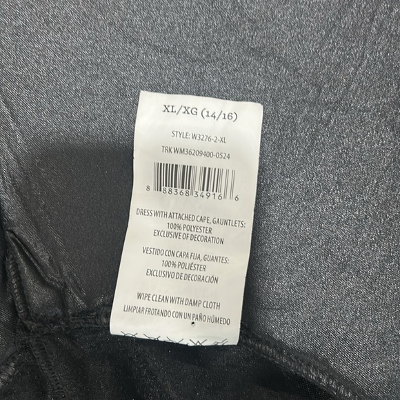 Way to Celebrate Dracula's Darling Halloween Costume Dress Girl's Size XL(14/16) - Picture 3 of 10